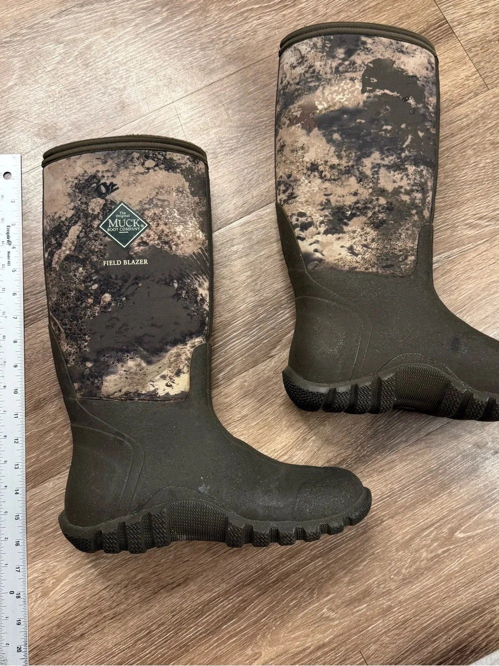 Muck Boot Company Field Blazer Men's Olive/Brown Waterproof Rain & Snow Boots